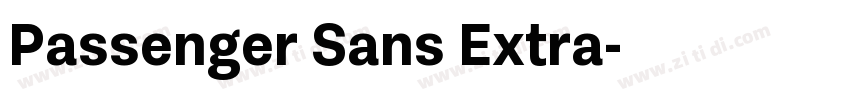 Passenger Sans Extra字体转换 Passenger Sans Extra字体转换